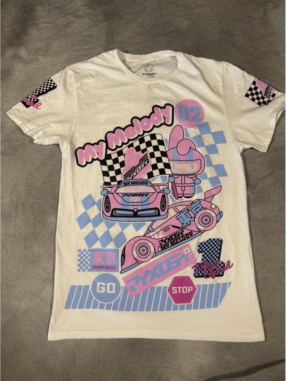 Sanrio My Melody Tokyo Speed Racing Graphic Tee – M